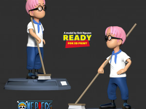 Kid Koby - One Piece Fanart Model Cetak 3D