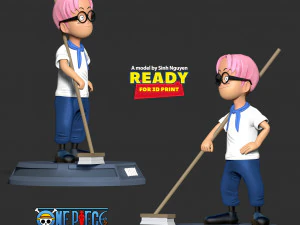 Kid Koby - One Piece Fanart 3D Print Model