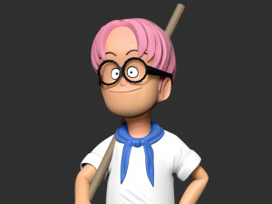 Kid Koby - One Piece Fanart Model Cetak 3D