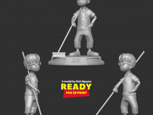 Kid Koby - One Piece Fanart Model Cetak 3D