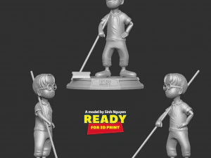 Kid Koby - One Piece Fanart 3D Print Model