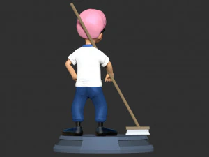 Kid Koby - One Piece Fanart 3D Print Model