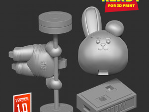 Cooky - BT21 Fanart 3Dプリントモデル