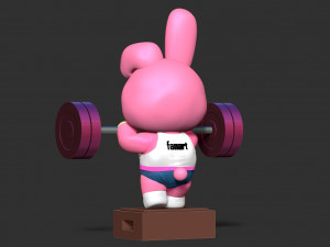 Cooky - BT21 Fanart 3Dプリントモデル
