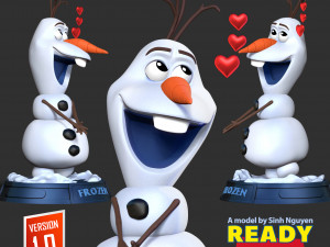 Olaf - Merry Christmas Modelo de impresión 3D