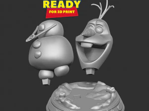 Olaf - Merry Christmas 3D Print Model