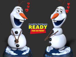 Olaf - Merry Christmas 3D Print Model