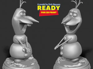 Olaf - Merry Christmas 3D Print Model