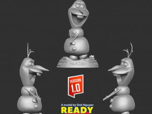 Olaf - Merry Christmas 3D Print Model