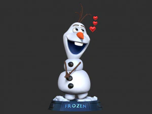 Olaf - Merry Christmas 3D Print Model