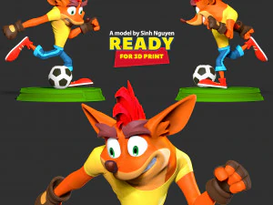 Crash Player Fanart 3D Print Model