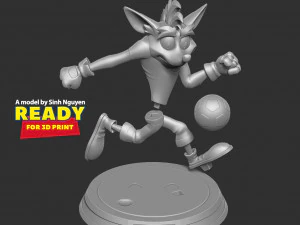 Crash Player Fanart 3D Print Model