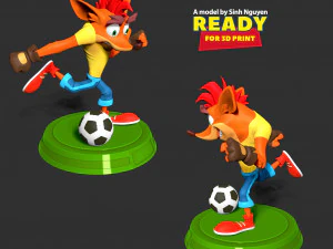 Crash Player Fanart 3D Print Model