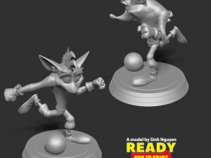Crash Player Fanart 3D Print Model