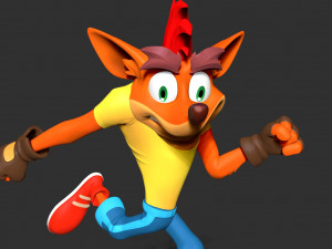 Crash Player Fanart Modèles 3D en vedette
