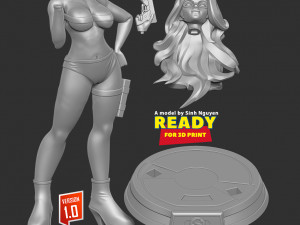 Wonder Woman Stylized - version 2 3D Print Model