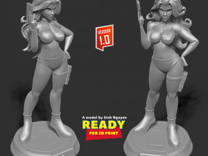 Wonder Woman Stylized - version 2 3D Print Model