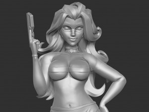 Wonder Woman Stylized - version 2 3D Print Model