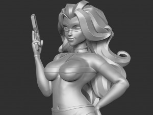 Wonder Woman Stylized - version 2 3D Print Model