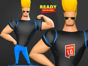 Johnny Bravo 3D Print Model