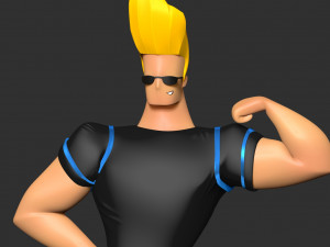 Johnny Bravo 3D प्रिंट मॉडल