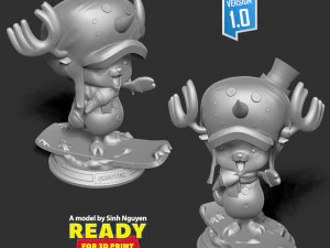 Snowman Chopper 3D Print Model