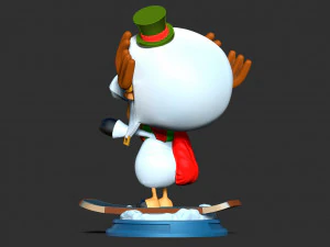 Snowman Chopper 3D Print Model