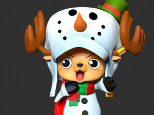 Snowman Chopper 3D Print Model