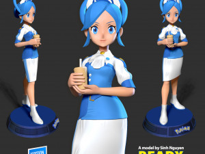 Tricia - Pokemon Masters Fanart 3D Print Model