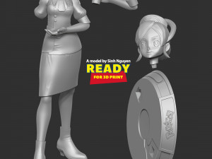 Tricia - Pokemon Masters Fanart 3D Print Model