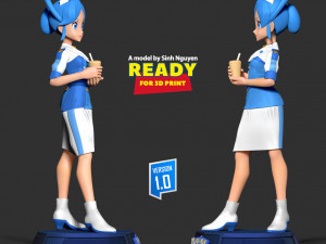 Tricia - Pokemon Masters Fanart 3D Print Model