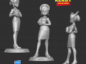 Tricia - Pokemon Masters Fanart 3D Print Model