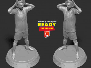 Lionel Messi - World Cup 2022 3D 프린트 모델