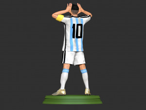 Lionel Messi - World Cup 2022 3D 프린트 모델