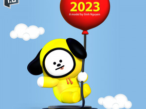 Chimmy - Happy New Year 2023 Modelo de Impressão 3D
