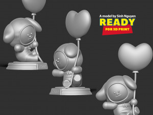 Chimmy - Happy New Year 2023 Modelo de Impressão 3D