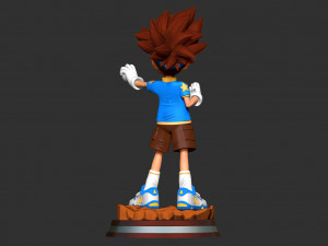 Taichi Yagami - Digimon Fanart Model do druku 3D