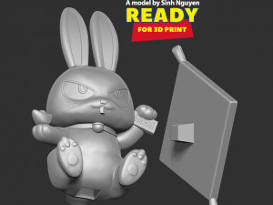 2023 Year of the Rabbit 3D Print Model