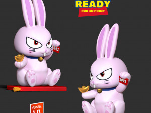 2023 Year of the Rabbit 3D Print Model