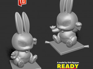 2023 Year of the Rabbit 3D Print Model