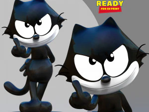 Felix the Cat 2 3D Print Model