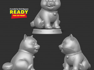 Shiba Inu - Happy New Year 2023 3D Print Model