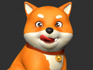Shiba Inu - Happy New Year 2023 3D Print Model