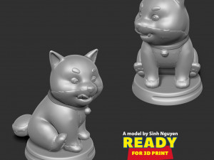 Shiba Inu - Happy New Year 2023 3D Print Model
