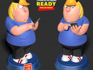 Chris Griffin - Family Guy Fanart Model do druku 3D