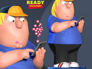 Chris Griffin - Family Guy Fanart Model do druku 3D