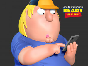 Chris Griffin - Family Guy Fanart Model do druku 3D
