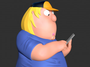Chris Griffin - Family Guy Fanart Model do druku 3D