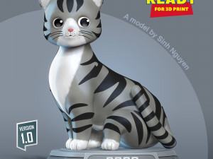 Cat 2023 3D Print Model