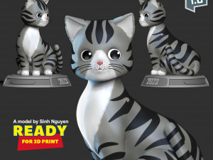 Cat 2023 3D Print Model